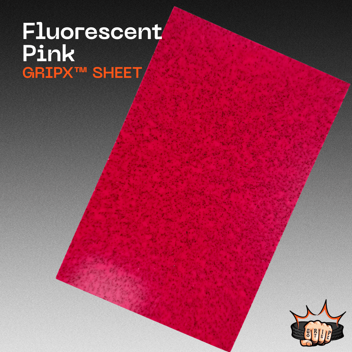 Fluorescent Pink GripX - Grip-Tec™ Composites - Sheet (17-1/2"x12")