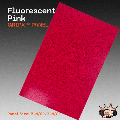 Fluorescent Pink GripX - Grip-Tec™ Composites - Panel (5-1/2"x3-1/2")