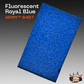 Fluorescent Royal Blue GripX - Grip-Tec™ Composites - Sheet (17-1/2"x12")