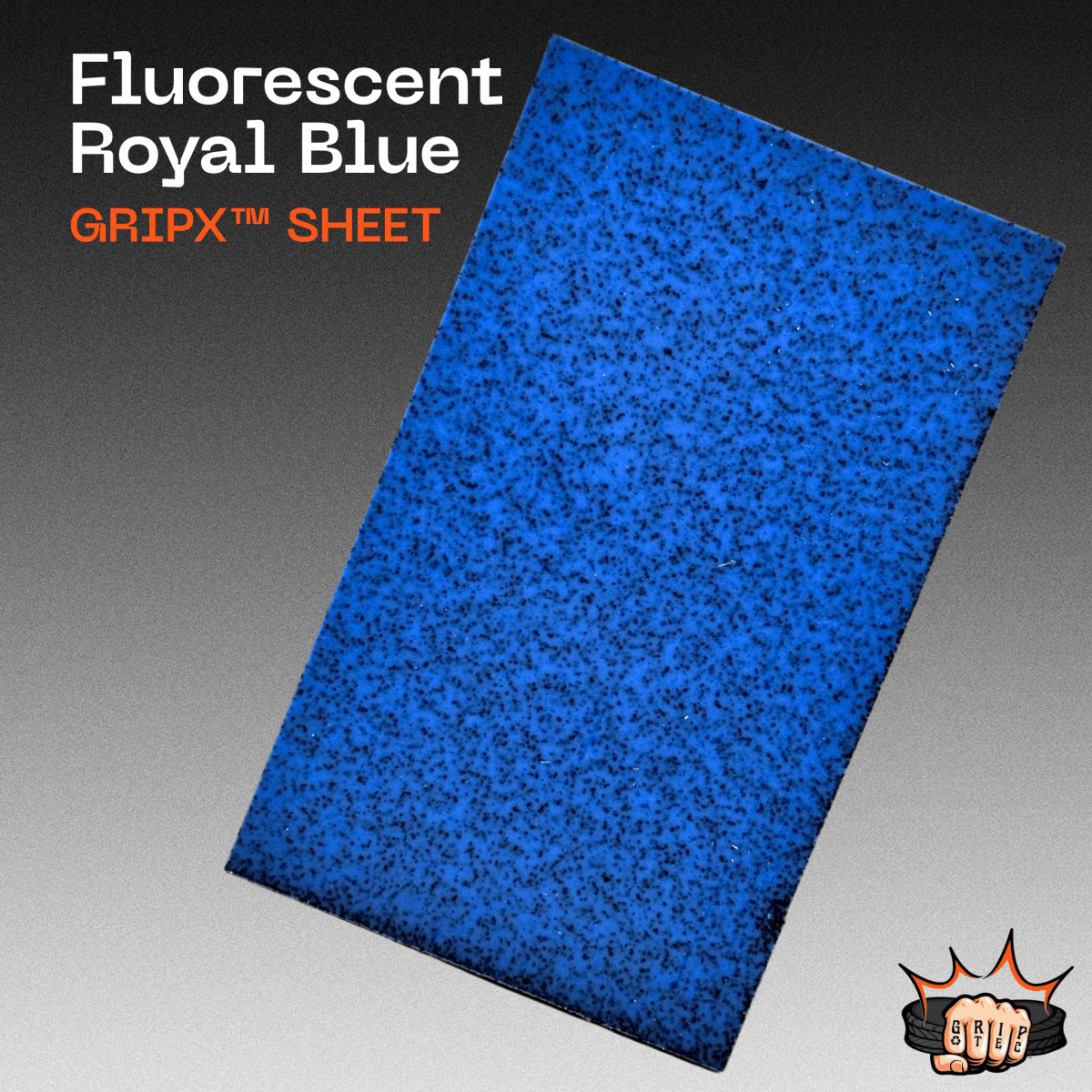 Fluorescent Royal Blue GripX - Grip-Tec™ Composites - Sheet (17-1/2"x12")
