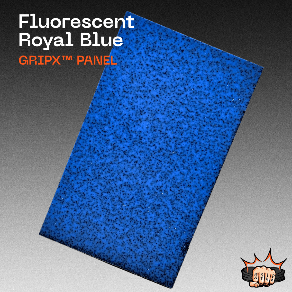 Fluorescent Royal Blue GripX - Grip-Tec™ Composites - Panel (5-1/2"x3-1/2")