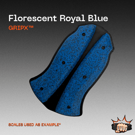 Fluorescent Royal Blue GripX - Grip-Tec™ Composites - Panel (5-1/2"x3-1/2")