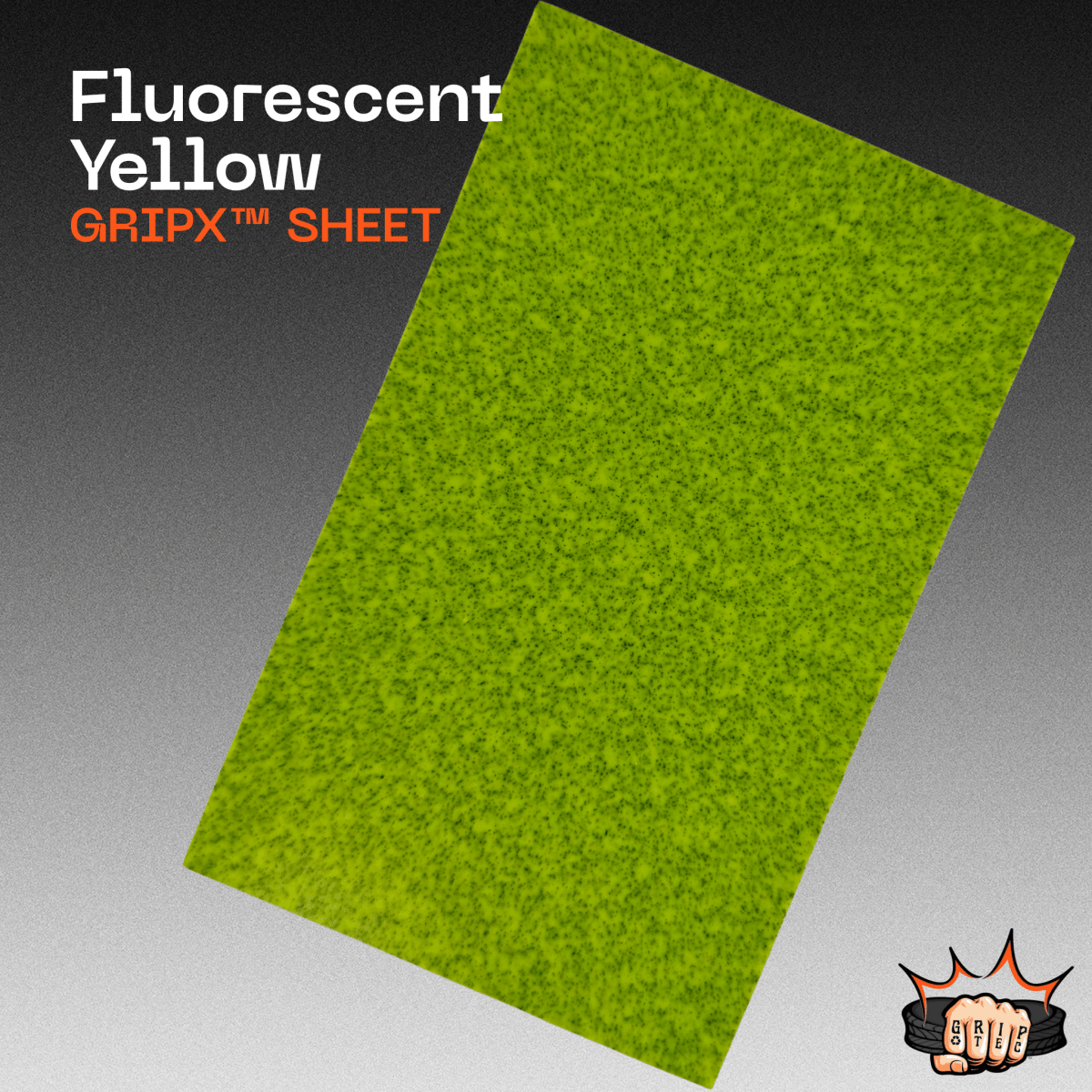 Fluorescent Yellow GripX - Grip-Tec™ Composites - Sheet (17-1/2"x12")