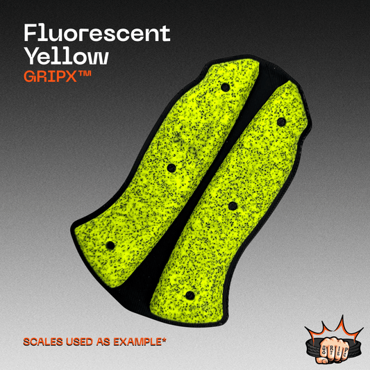 Fluorescent Yellow GripX - Grip-Tec™ Composites - Panel (5-1/2"x3-1/2")