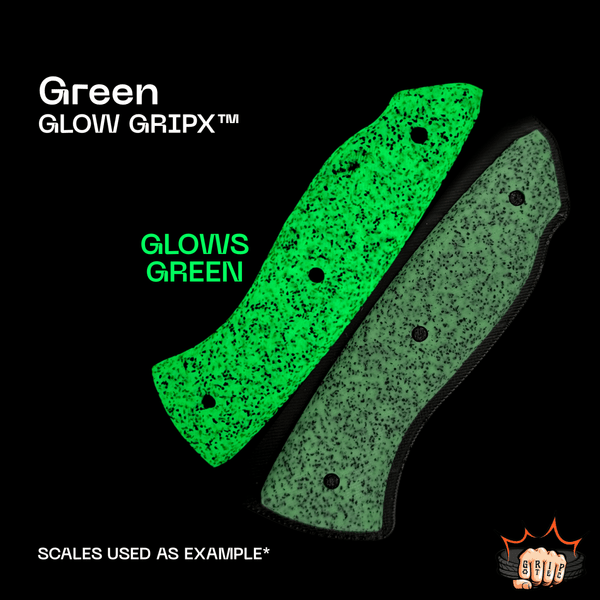 Green Glow GripX - Grip-Tec™ Composites - Panel (5-1/2"x3-1/2")