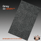 Grey GripX - Grip-Tec™ Composites - 3D Scales (Pair 5-3/4"x1-3/4"x5/16")