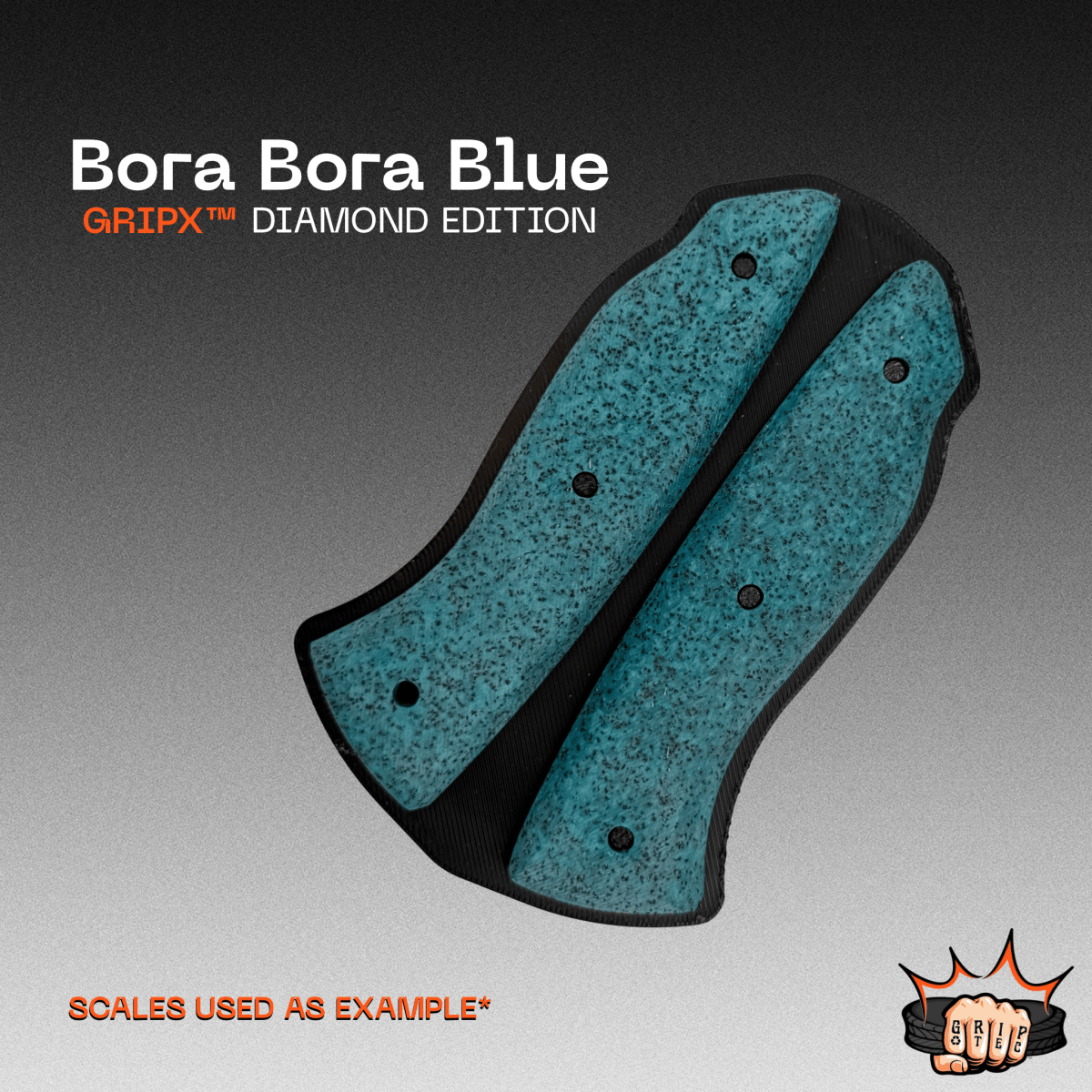 GripX™ - Bora Bora Blue - Diamond Edition - Grip-Tec™ Composites - 1/4"
