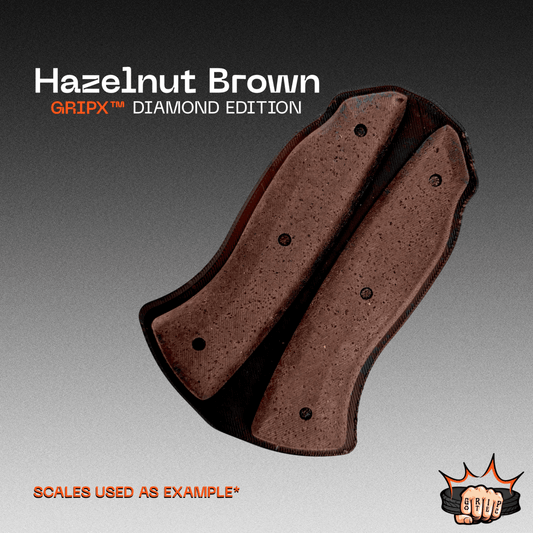 GripX™ - Hazelnut Brown - Diamond Edition - Grip-Tec™ Composites - 1/4"