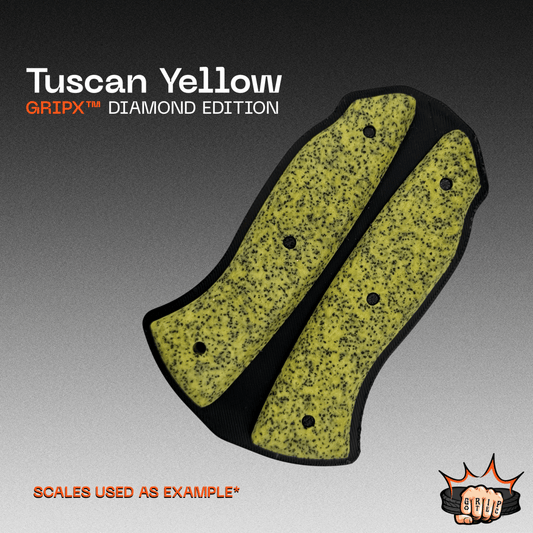 GripX™ - Tuscan Yellow - Diamond Edition - Grip-Tec™ Composites - 1/4"