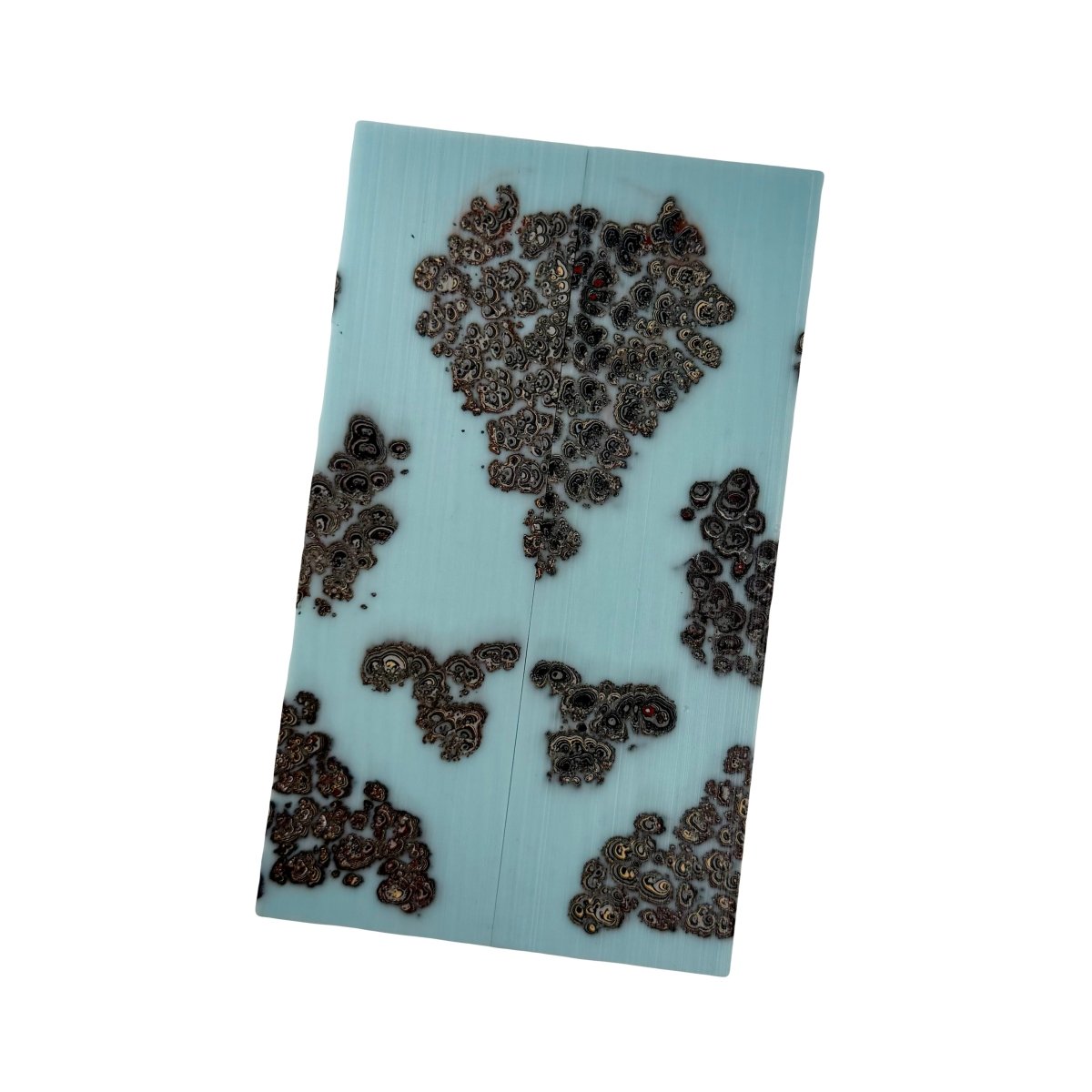 Kenworth Fordite in Sky Blue Resin - Grip - Tec™ Composites - 1