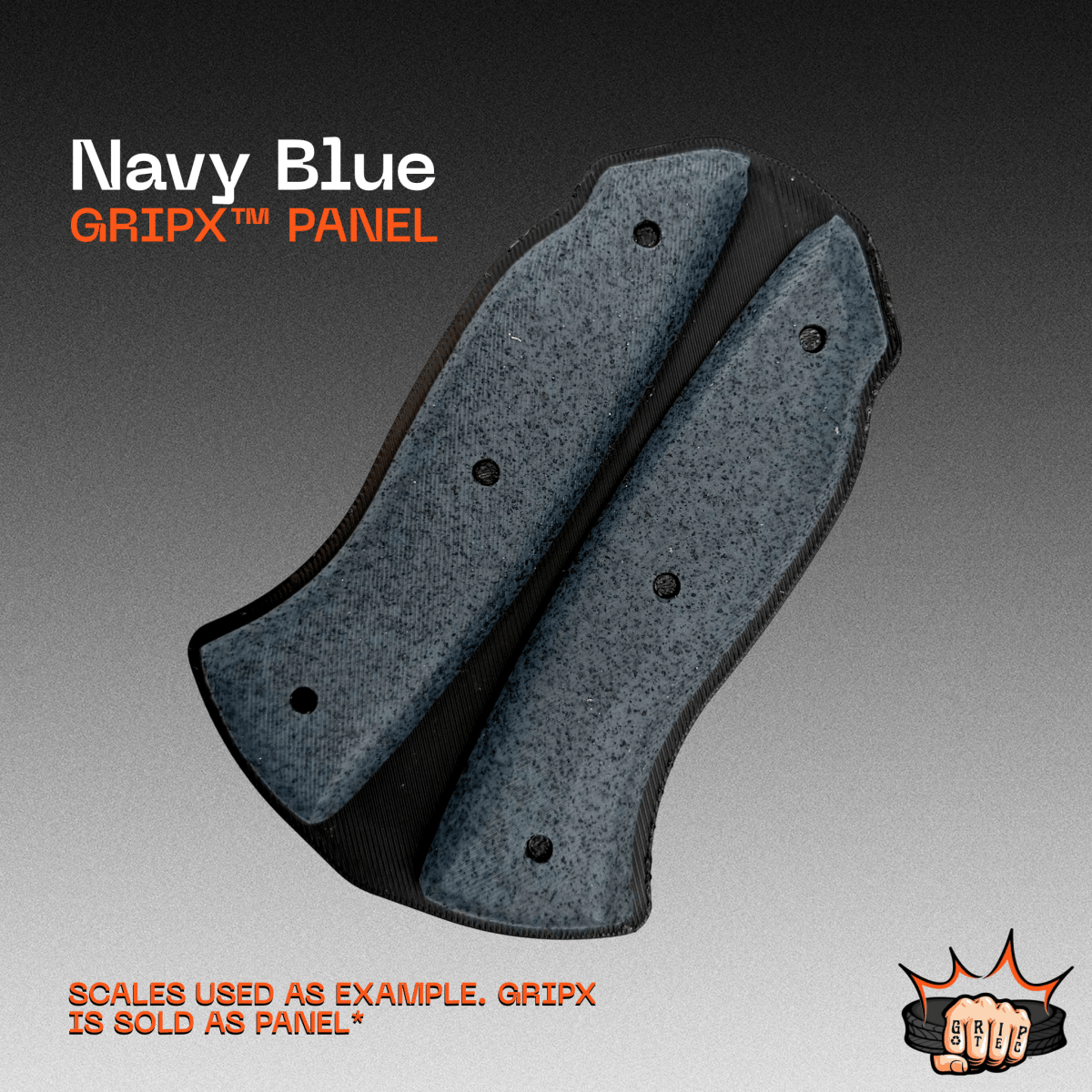 Navy Blue GripX - Grip-Tec™ Composites - Panel (5-1/2"x3-1/2")