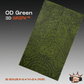 OD Green GripX - Grip-Tec™ Composites - 3D Scales (Pair 5-3/4"x1-3/4"x5/16")