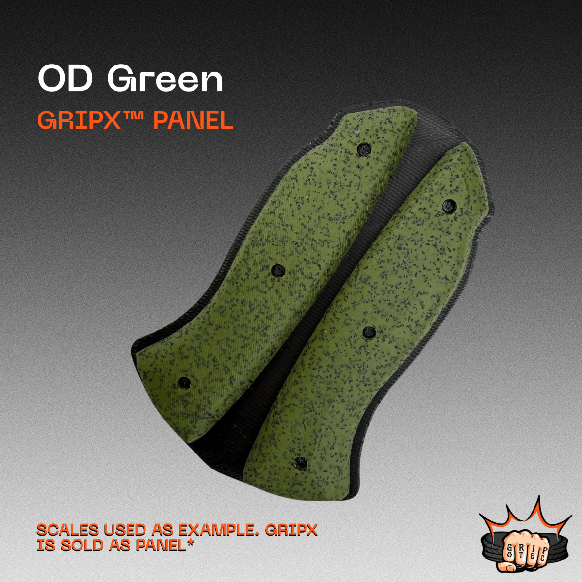 OD Green GripX - Grip-Tec™ Composites - 1/4" Panel