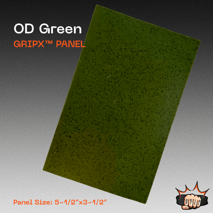 OD Green GripX - Grip-Tec™ Composites - Panel (5-1/2"x3-1/2")