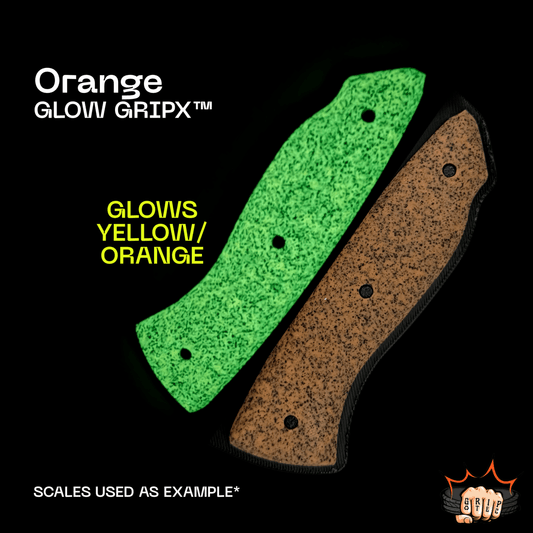 Orange Glow GripX - Grip-Tec™ Composites - Panel (5-1/2"x3-1/2")