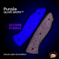 Purple Glow GripX - Grip-Tec™ Composites - Panel (5-1/2"x3-1/2")