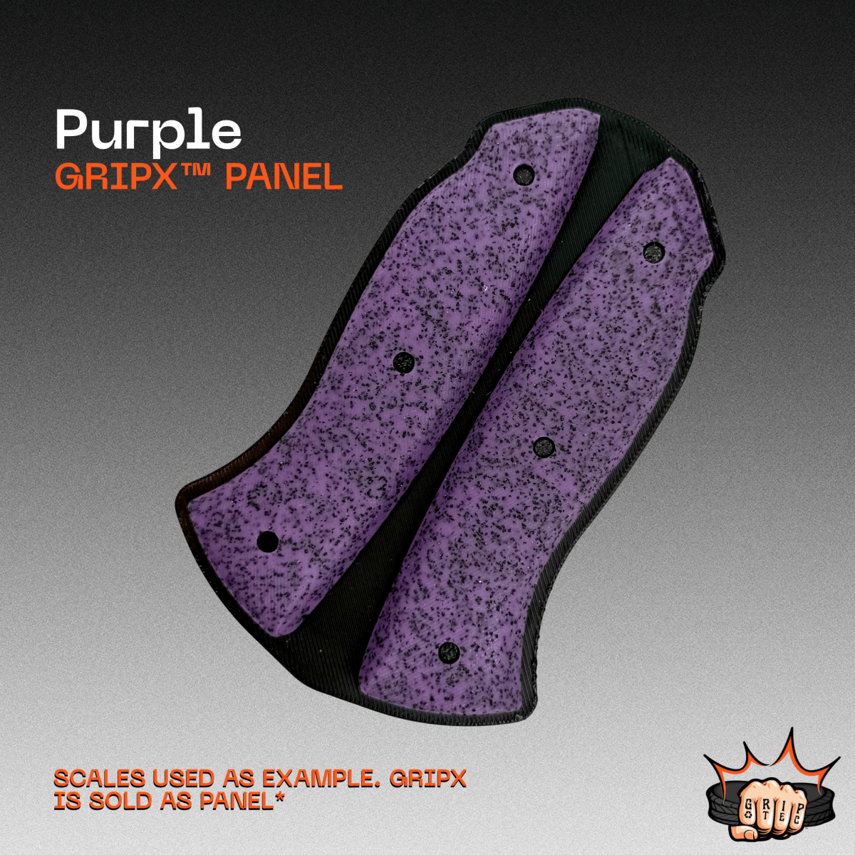 Purple GripX - Grip-Tec™ Composites - Panel (5-1/2"x3-1/2")