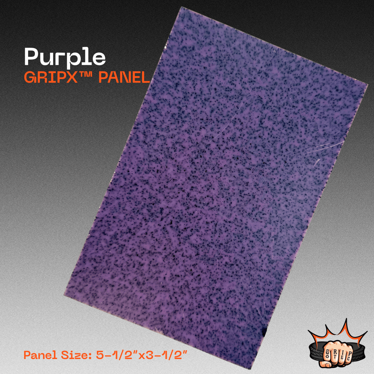 Purple GripX - Grip-Tec™ Composites - Panel (5-1/2"x3-1/2")
