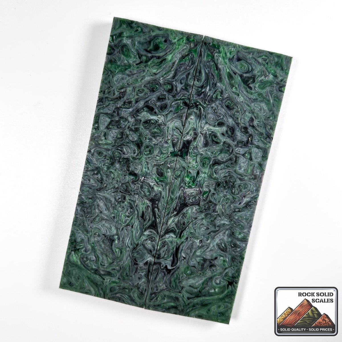 Resin Scales - Green, Purple, Grey - RockSolid Scales - 
