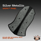 Silver Metallic GripX - Grip-Tec™ Composites - Panel (5-1/2"x3-1/2")