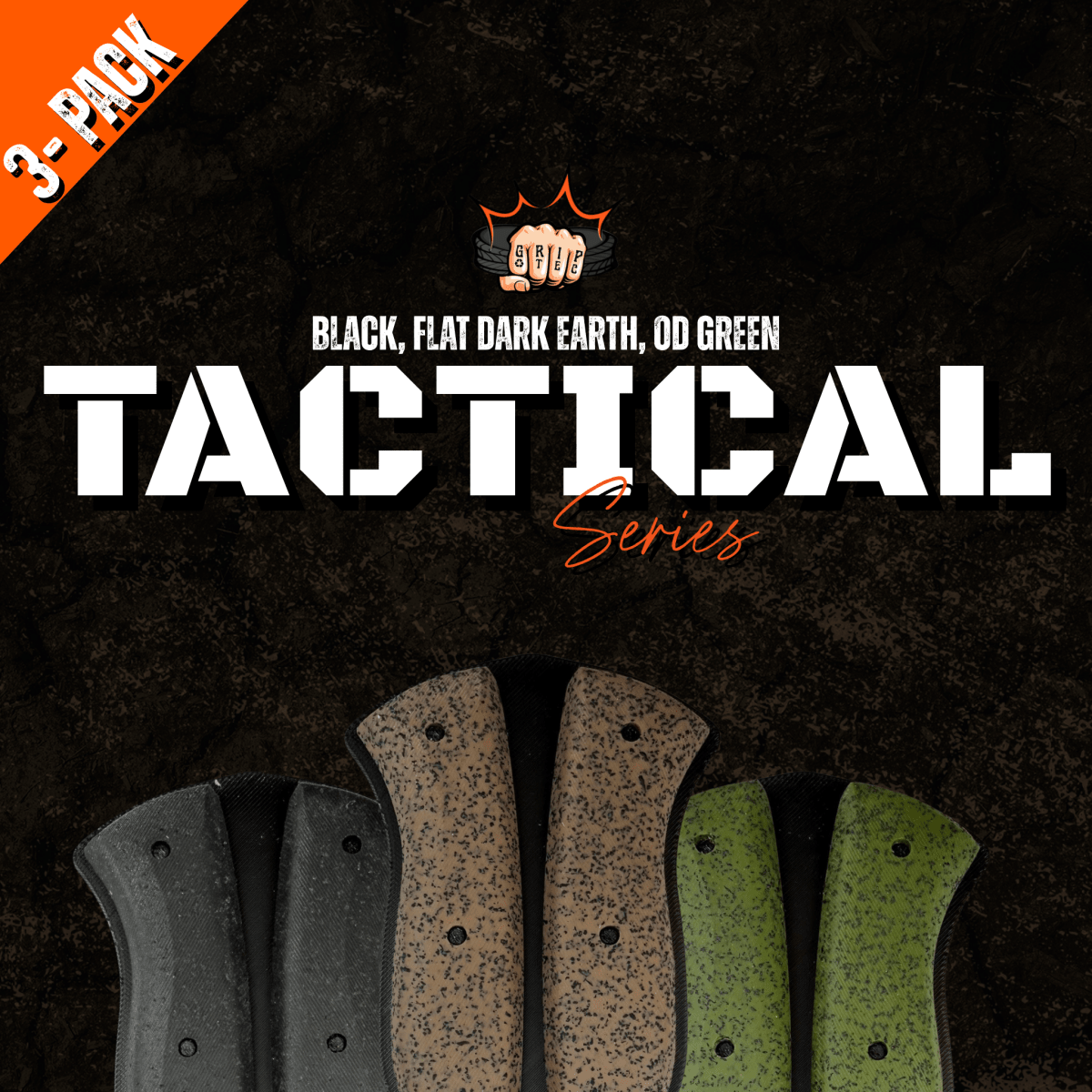 Tactical Build Pack - Grip-Tec™ Composites - 1/4" Panel (5-1/2"x3-1/2")