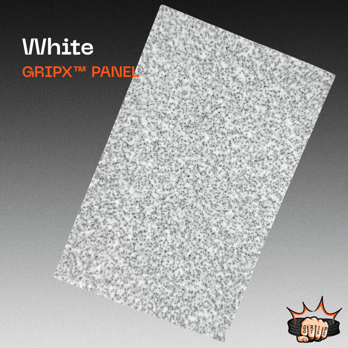 White GripX - Grip-Tec™ Composites - Panel (5-1/2"x3-1/2")