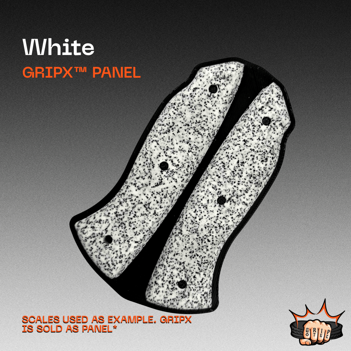 White GripX - Grip-Tec™ Composites - Panel (5-1/2"x3-1/2")