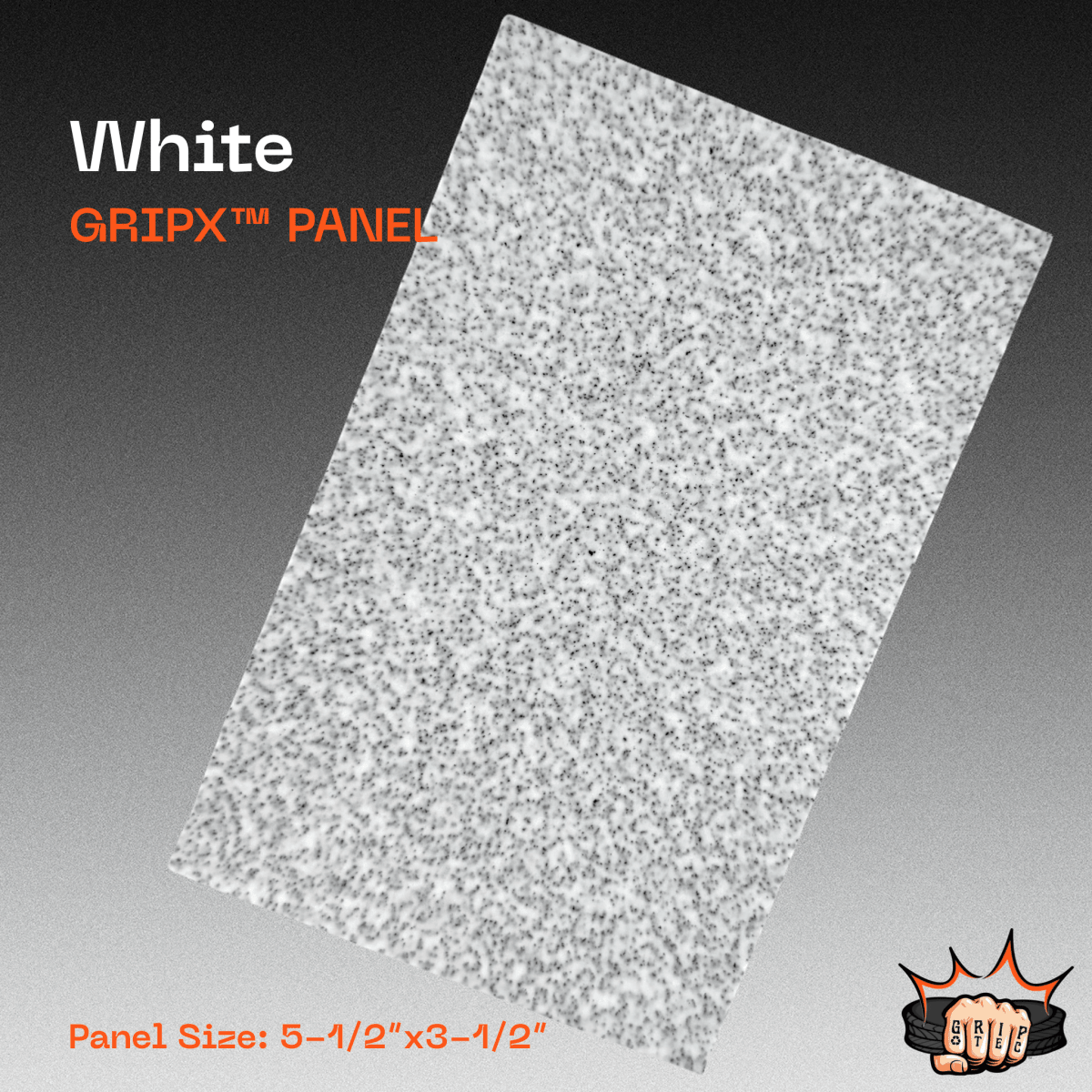 White GripX - Grip-Tec™ Composites - Panel (5-1/2"x3-1/2")