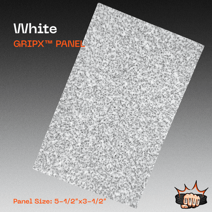 White GripX - Grip-Tec™ Composites - Panel (5-1/2"x3-1/2")