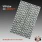 White GripX - Grip-Tec™ Composites - 3D Scales (Pair 5-3/4"x1-3/4"x5/16")