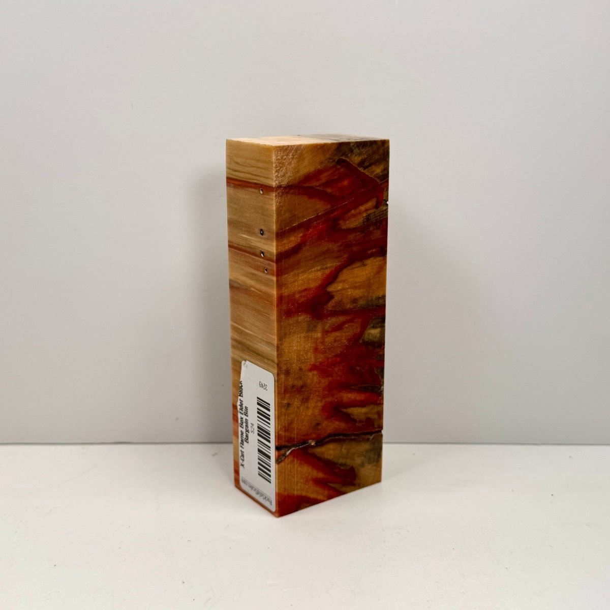 X - Cut Flame Box Elder Block - Bargain Bin - RockSolid Scales - 
