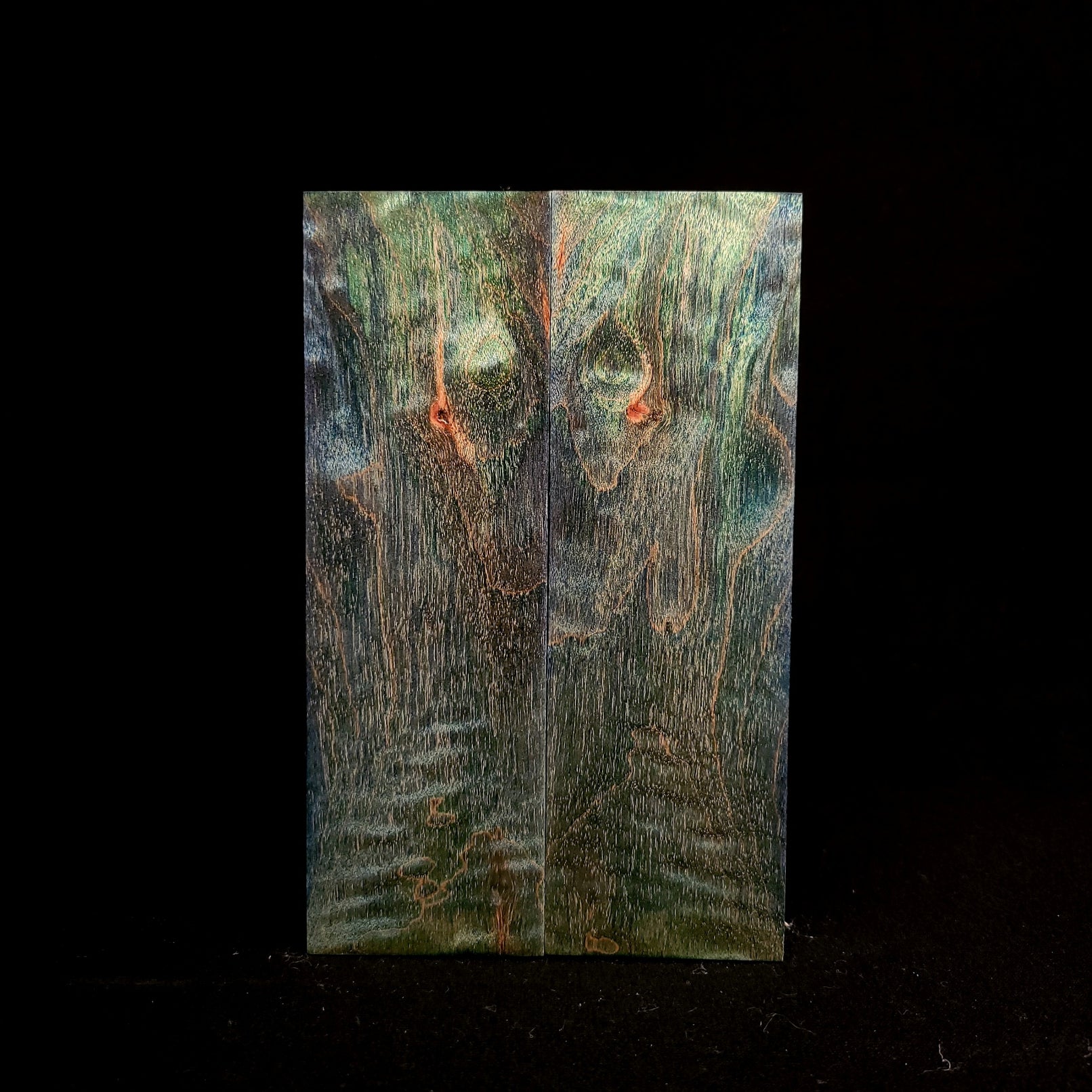 #1026 - Peacock Green Curly Maple - RockSolid Scales -