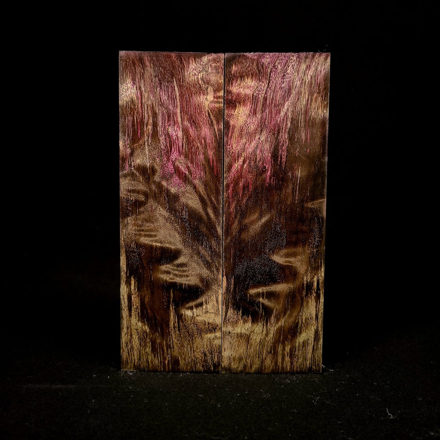 #1033 - OD Green, Pink, Lime Angelstep Quilted Maple - RockSolid Scales -