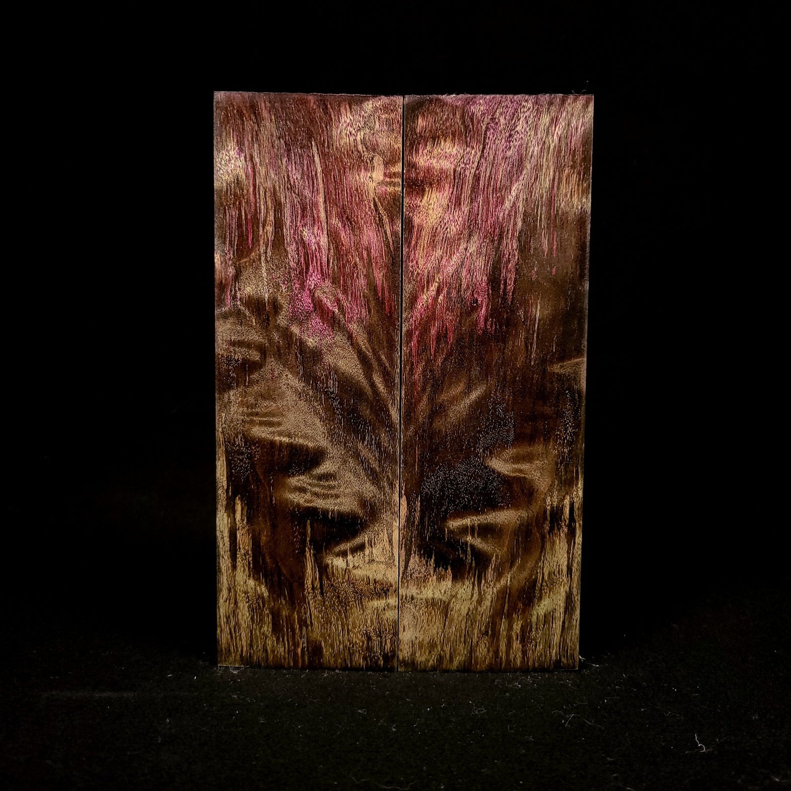 #1033 - OD Green, Pink, Lime Angelstep Quilted Maple - RockSolid Scales -