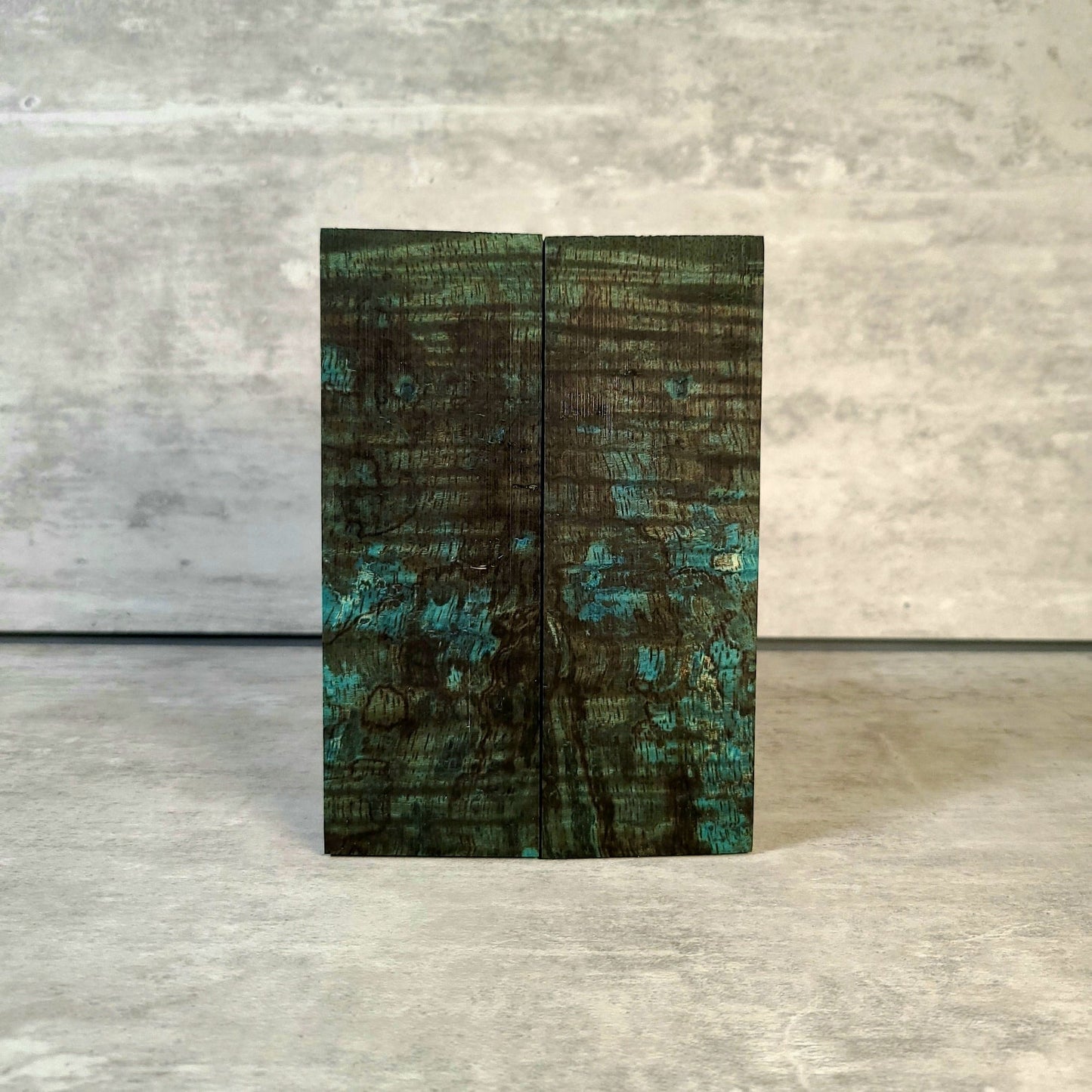 #2087 - Peacock Green Curly, Spalted Mango - RockSolid Scales -