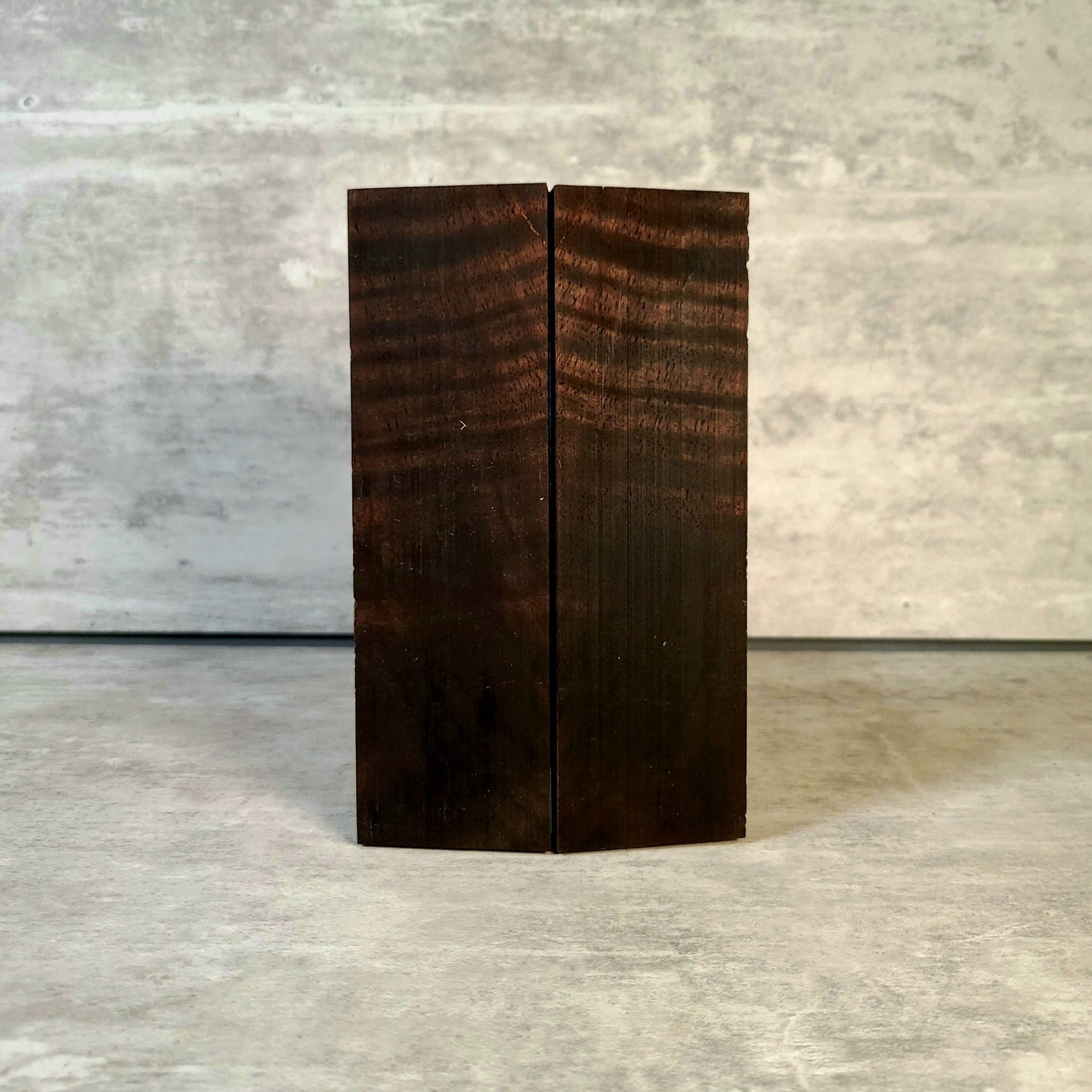 #2099 - Figured Claro Walnut - K&G Stabilized - Bargain Bin - RockSolid Scales -