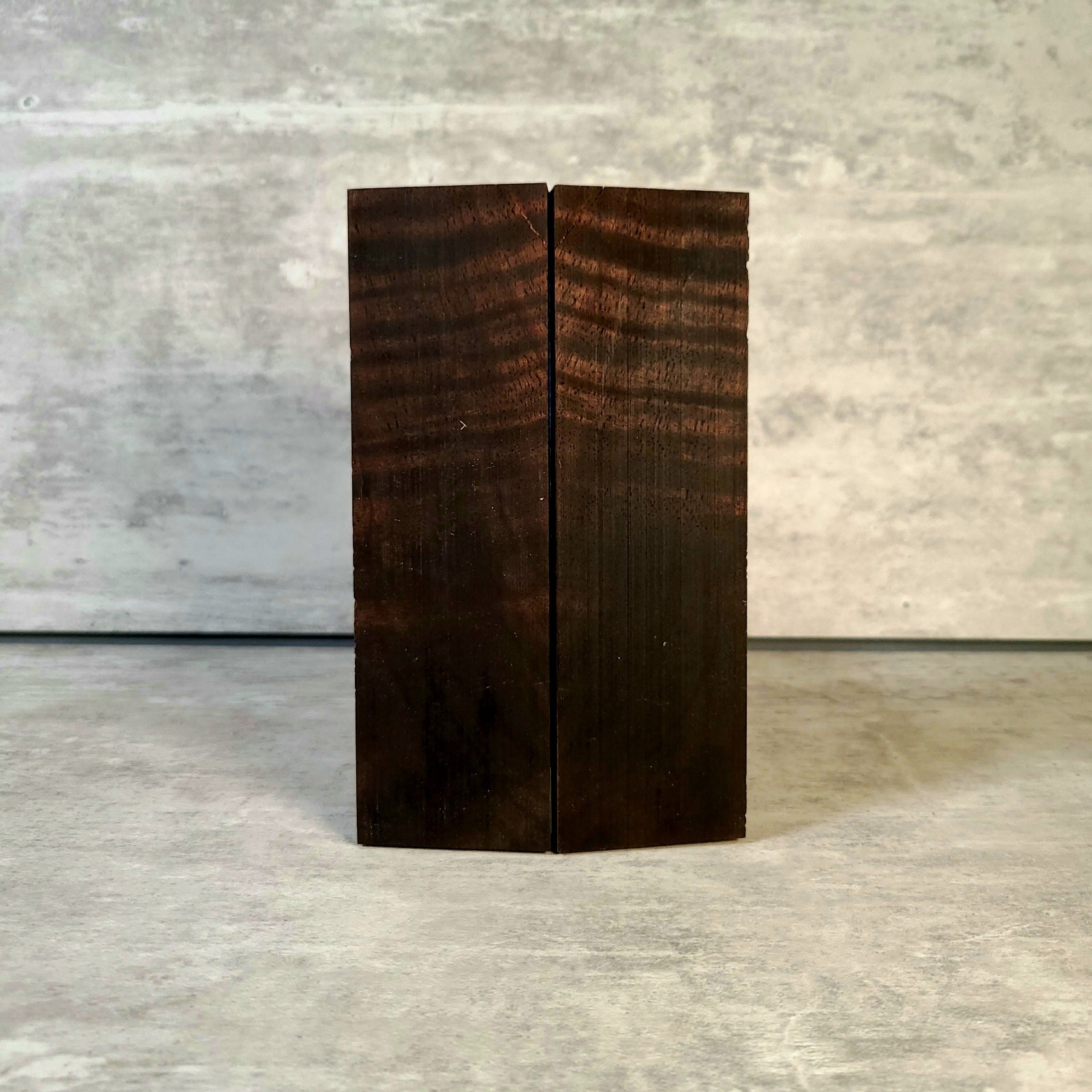 #2099 - Figured Claro Walnut - K&G Stabilized - Bargain Bin - RockSolid Scales -