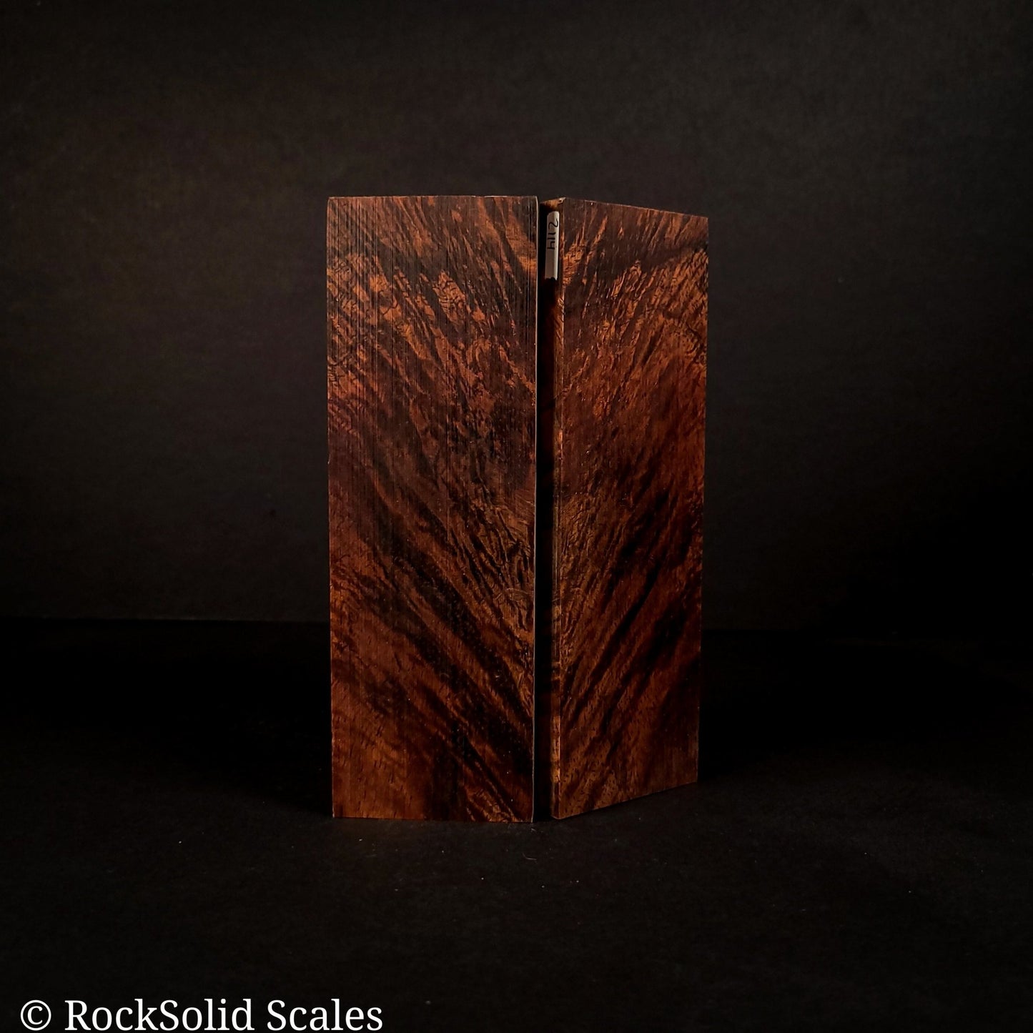 #2114 - Preposterous Curly Koa - K&G Stabilized - RockSolid Scales -