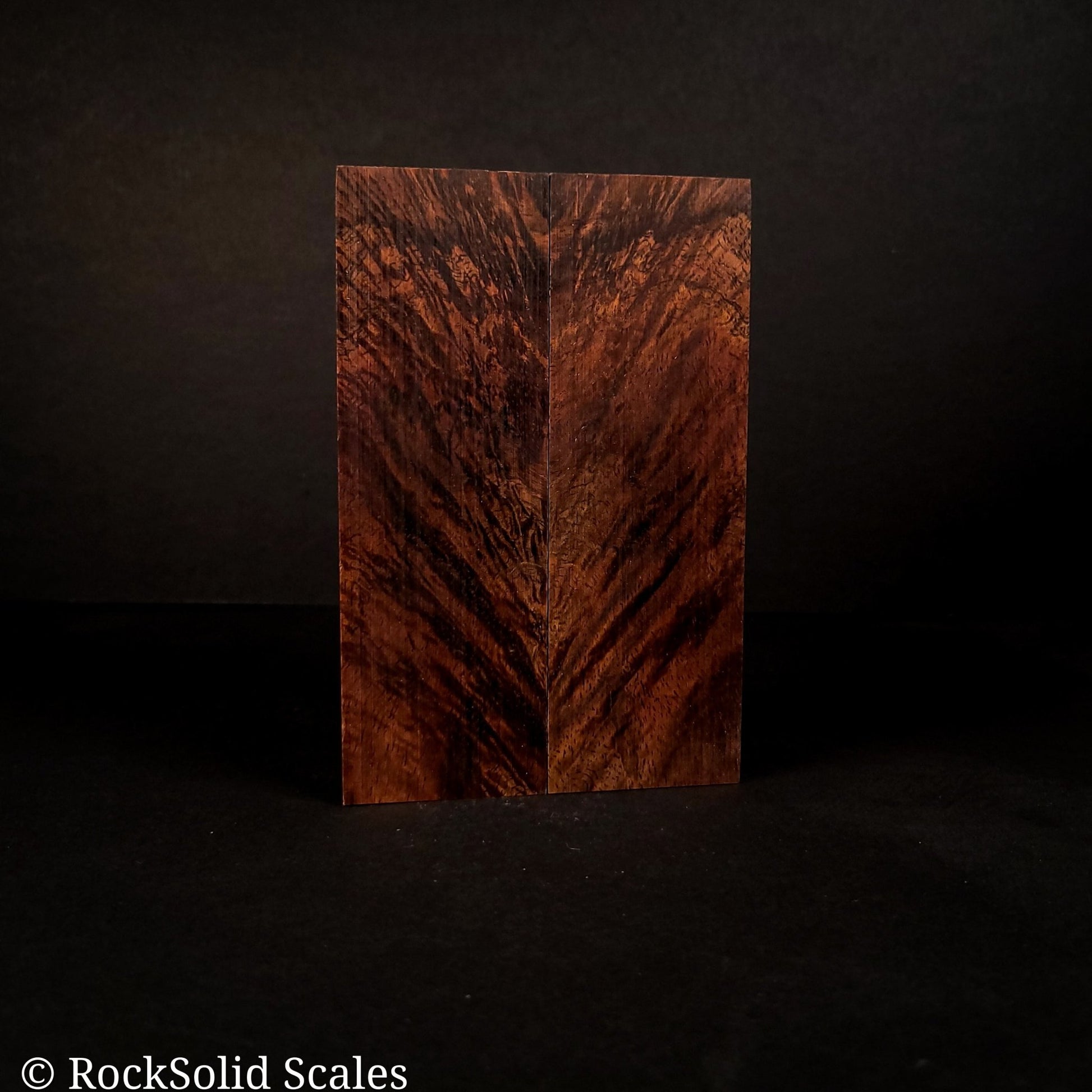 #2114 - Preposterous Curly Koa - K&G Stabilized - RockSolid Scales -
