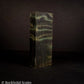 #2122 - Black and Green Curly Redwood - K&G Stabilized - RockSolid Scales -