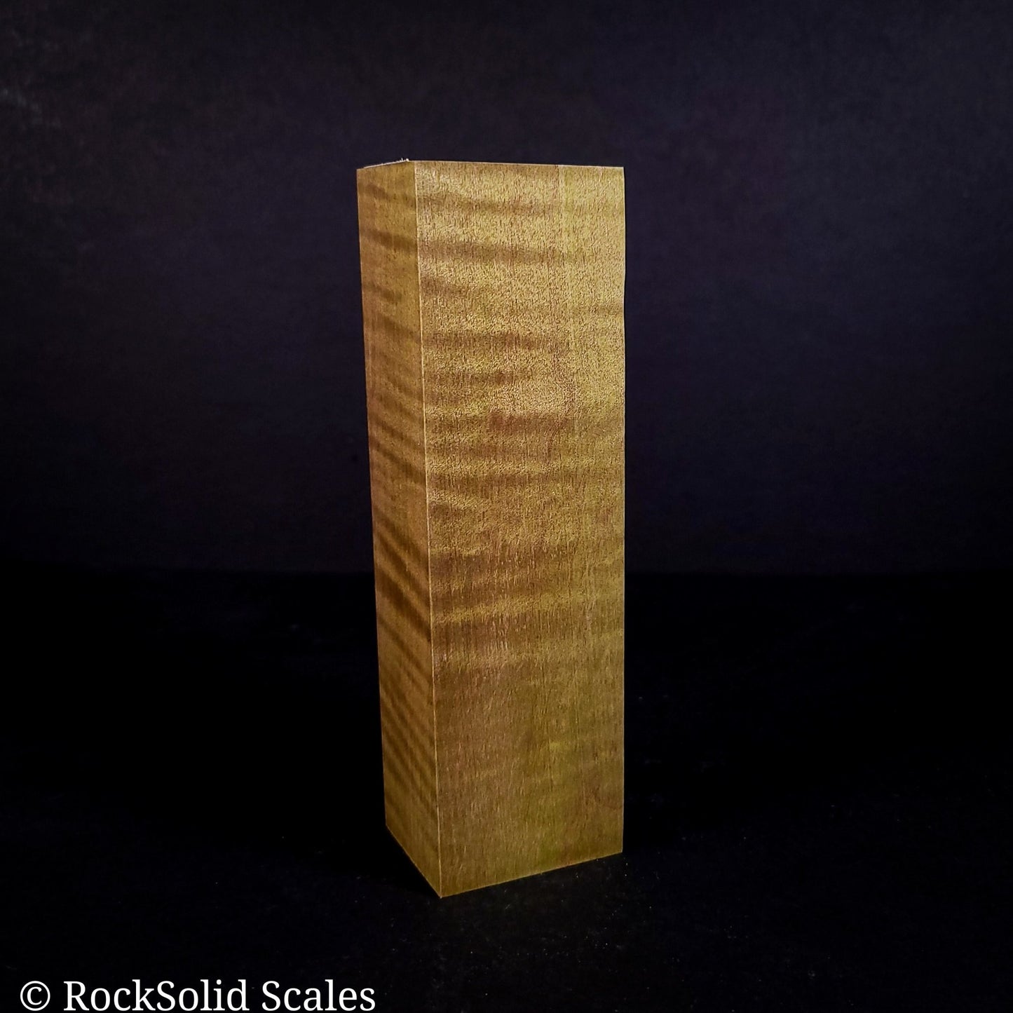#2132 - Granny Smith Curly Maple Block - RockSolid Scales -
