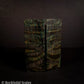 #2134 - Teal Dyed Curly Redwood - K&G Stabilized - RockSolid Scales -