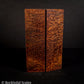 #2138 - Violet/Yellow Double Dyed Redwood Burl - K&G Stabilized - RockSolid Scales -