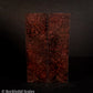 #2141 - Black/Orange Double Dyed Redwood Burl - K&G Stabilized - RockSolid Scales -