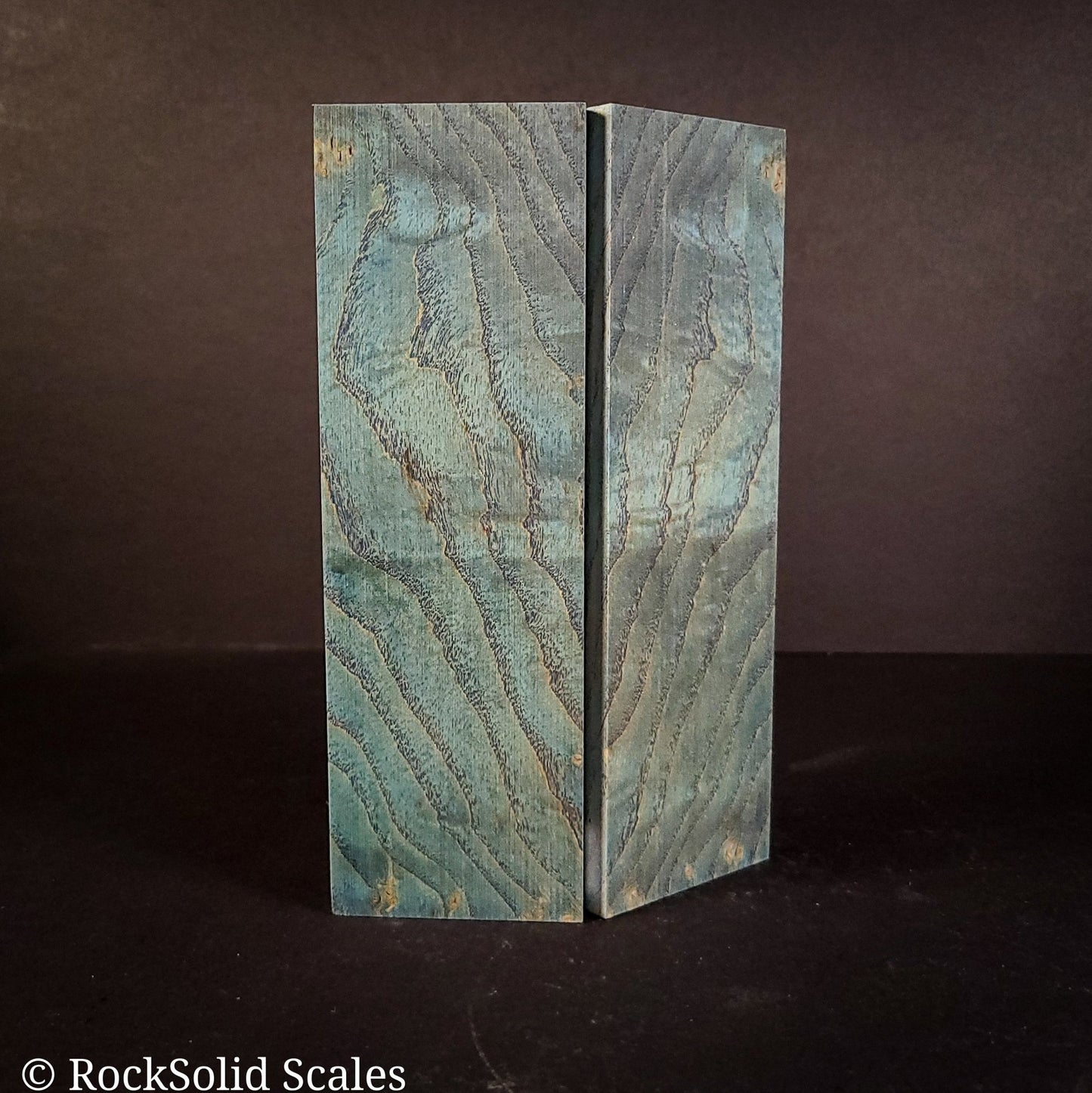 #2155 - Tru-Blue Curly Ash - RockSolid Scales -