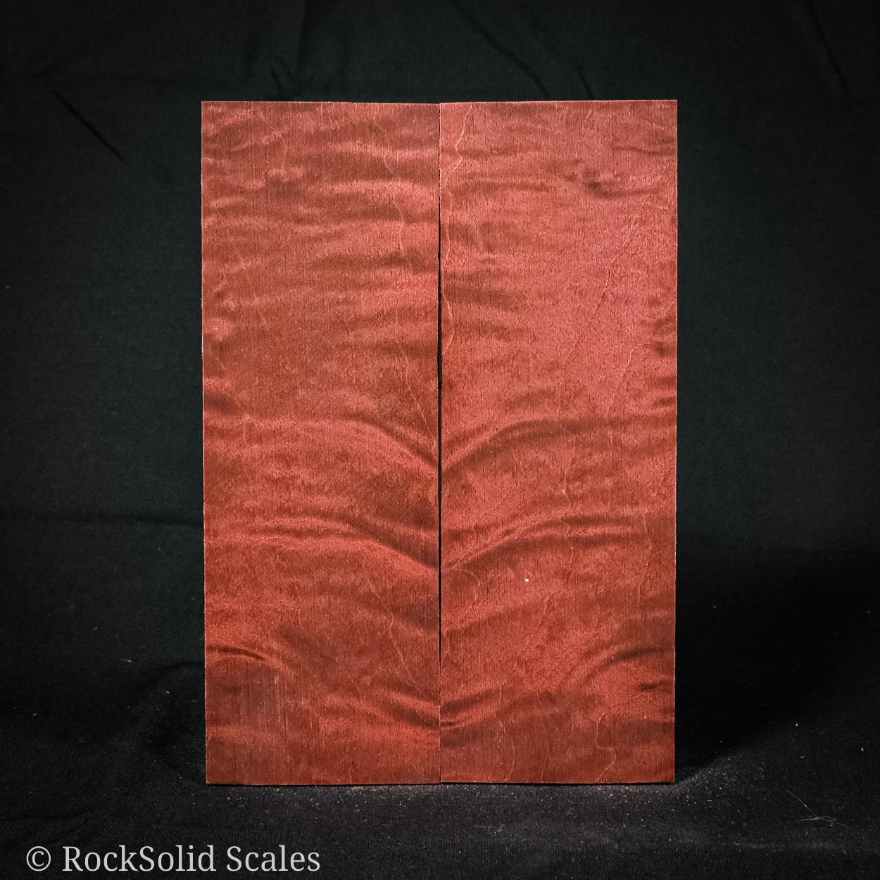 #2196 - RedRum Curly Maple - RockSolid Scales -