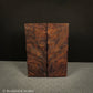 #2302 - Orange and Blue Double Dyed Curly Sugi Pine - RockSolid Scales -