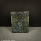 #2306 - Blue an Orange Double Dyed Curly, Spalted Maple - RockSolid Scales -