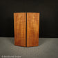 #2311 - Orange and Red Double Dyed Curly Maple - RockSolid Scales -