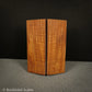 #2311 - Orange and Red Double Dyed Curly Maple - RockSolid Scales -